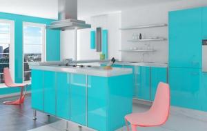 Cool Blue Kitchen Design Ideas 